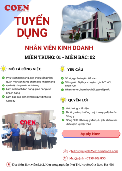 Tuyển dụng Nhân viên Kinh doanh