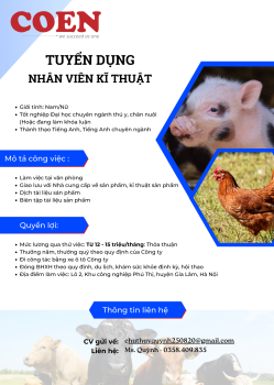 Tuyển dụng Nhân viên Kỹ thuật